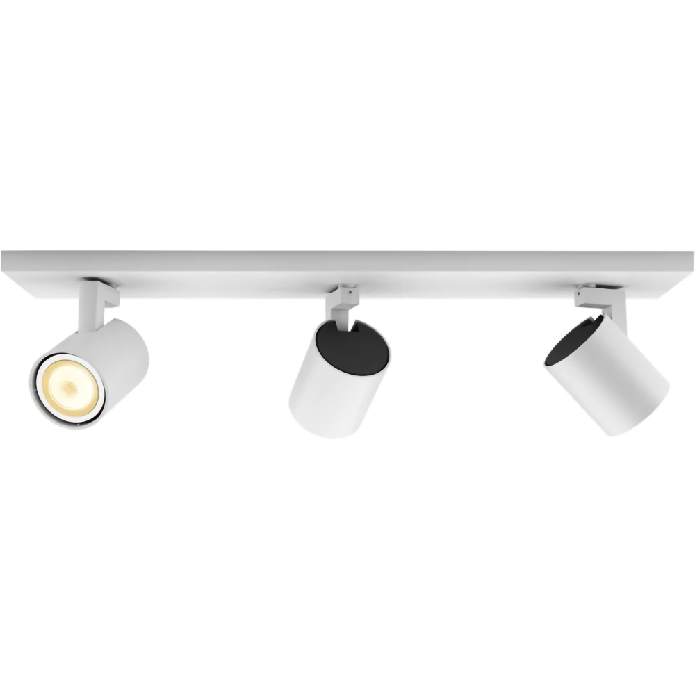 Proiector LED LED RGB PHILIPS HUE 8719514338388, 3 x 5W, 1050lm, Wi-Fi, Alb