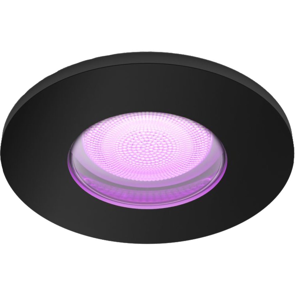 Spot LED smart PHILIPS HUE Xamento 8720169320833, 4.2W, 400lm, IP44, RGB, negru