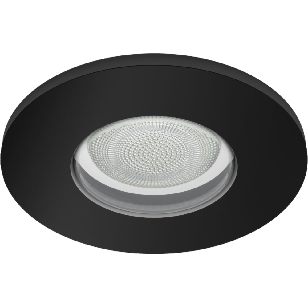 Spot LED smart PHILIPS HUE Xamento 8720169320833, 4.2W, 400lm, IP44, RGB, negru