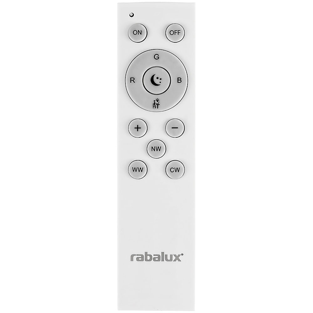 Plafoniera RABALUX Ophelia,  24W, LED, IP20, Argintiu