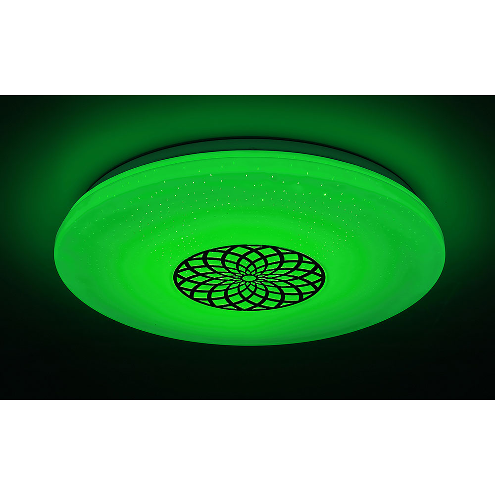 Plafoniera RABALUX Ophelia,  24W, LED, IP20, Argintiu