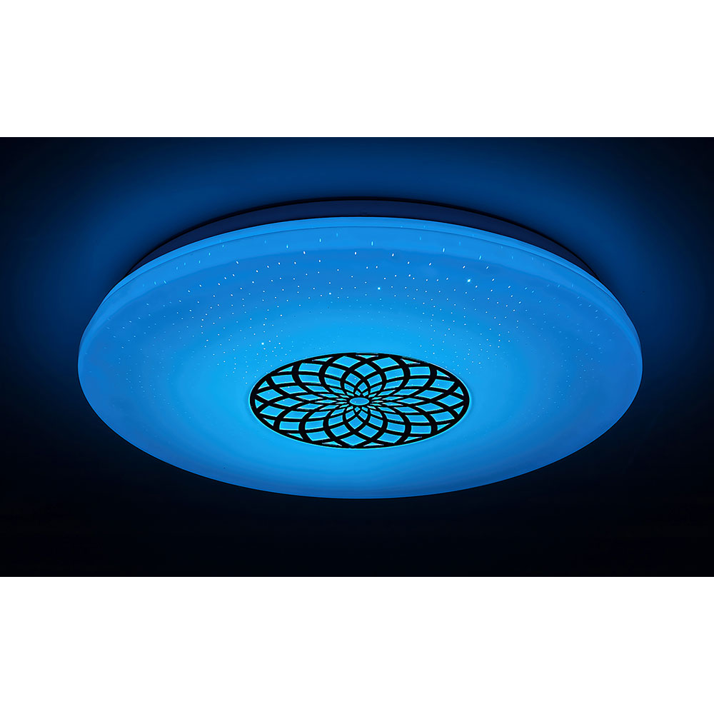 Plafoniera RABALUX Ophelia,  24W, LED, IP20, Argintiu