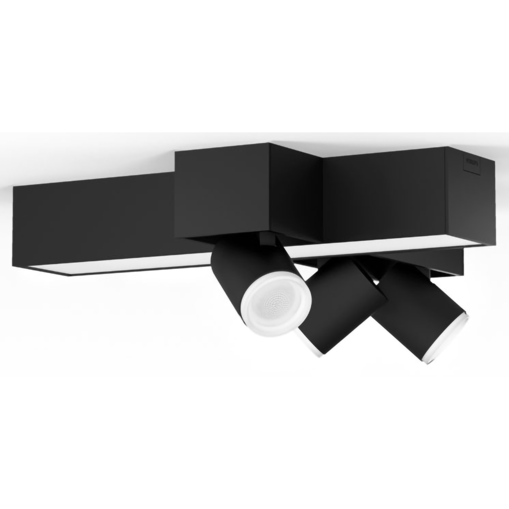 Plafoniera LED RGB PHILIPS HUE 8718696176023, 25W, 2810lm, Wi-Fi, Negru