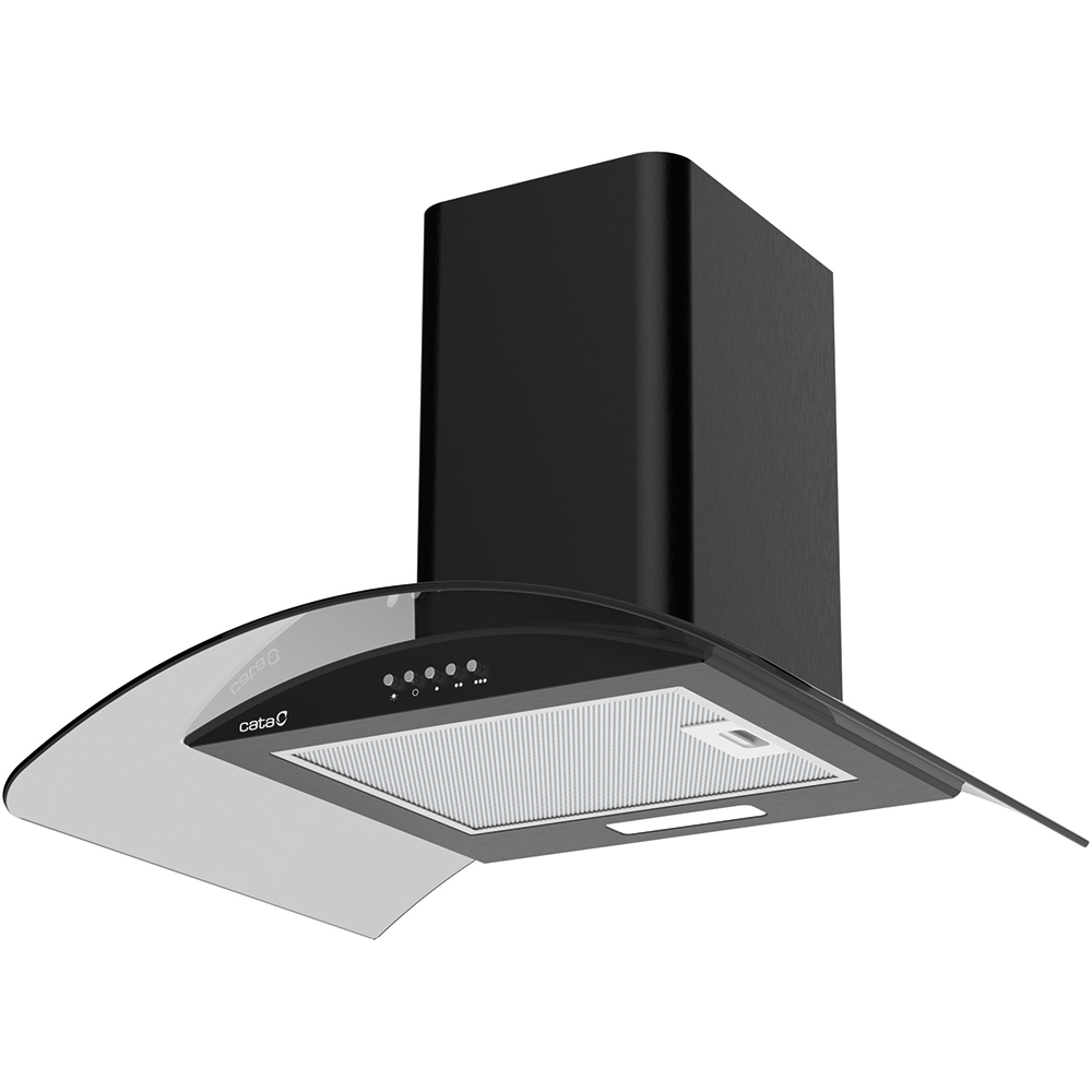 Hota decorativa CATA CK 6000 BK, 1 motor, 380 m3/h, L 60 cm, negru