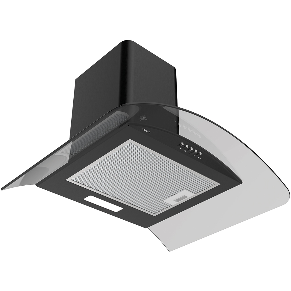 Hota decorativa CATA CK 6000 BK, 1 motor, 380 m3/h, L 60 cm, negru
