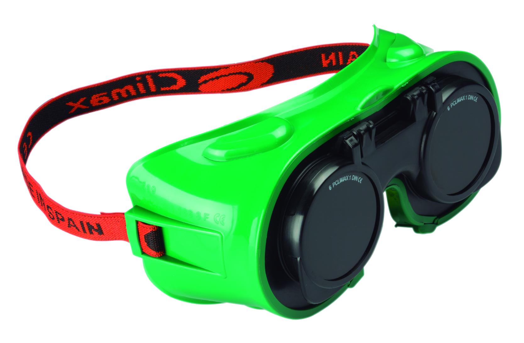 Ochelari de sudura Cerva Climax 545A, negru-verde