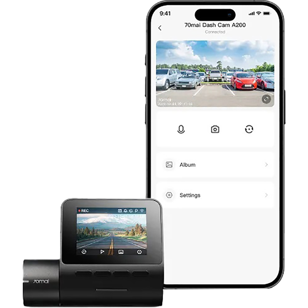 Camera auto DVR 70MAI A200, Wi-Fi, Full HD