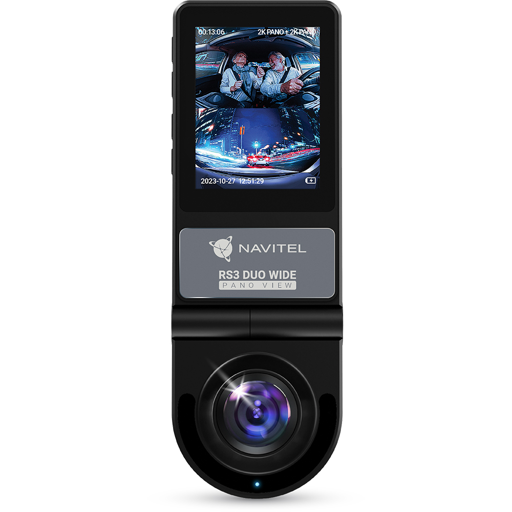 Camera auto duala DVR NAVITEL RS3, 2", 2K, G-Senzor
