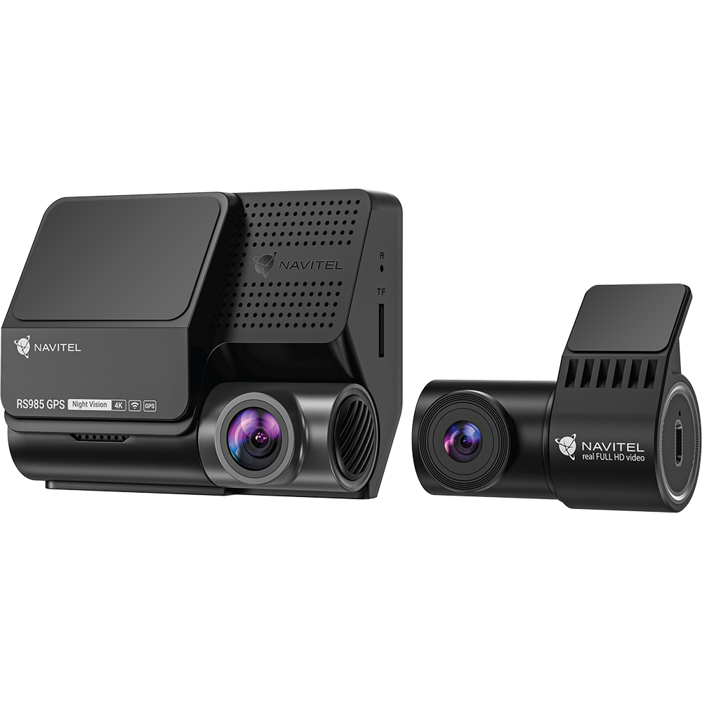 Camera auto duala DVR NAVITEL RS985, 3", 4K, GPS, G-Senzor