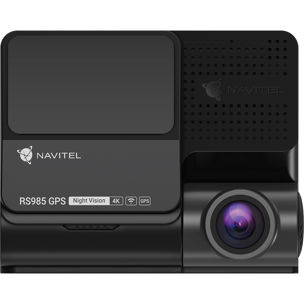 Camera auto duala DVR NAVITEL RS985, 3", 4K, GPS, G-Senzor