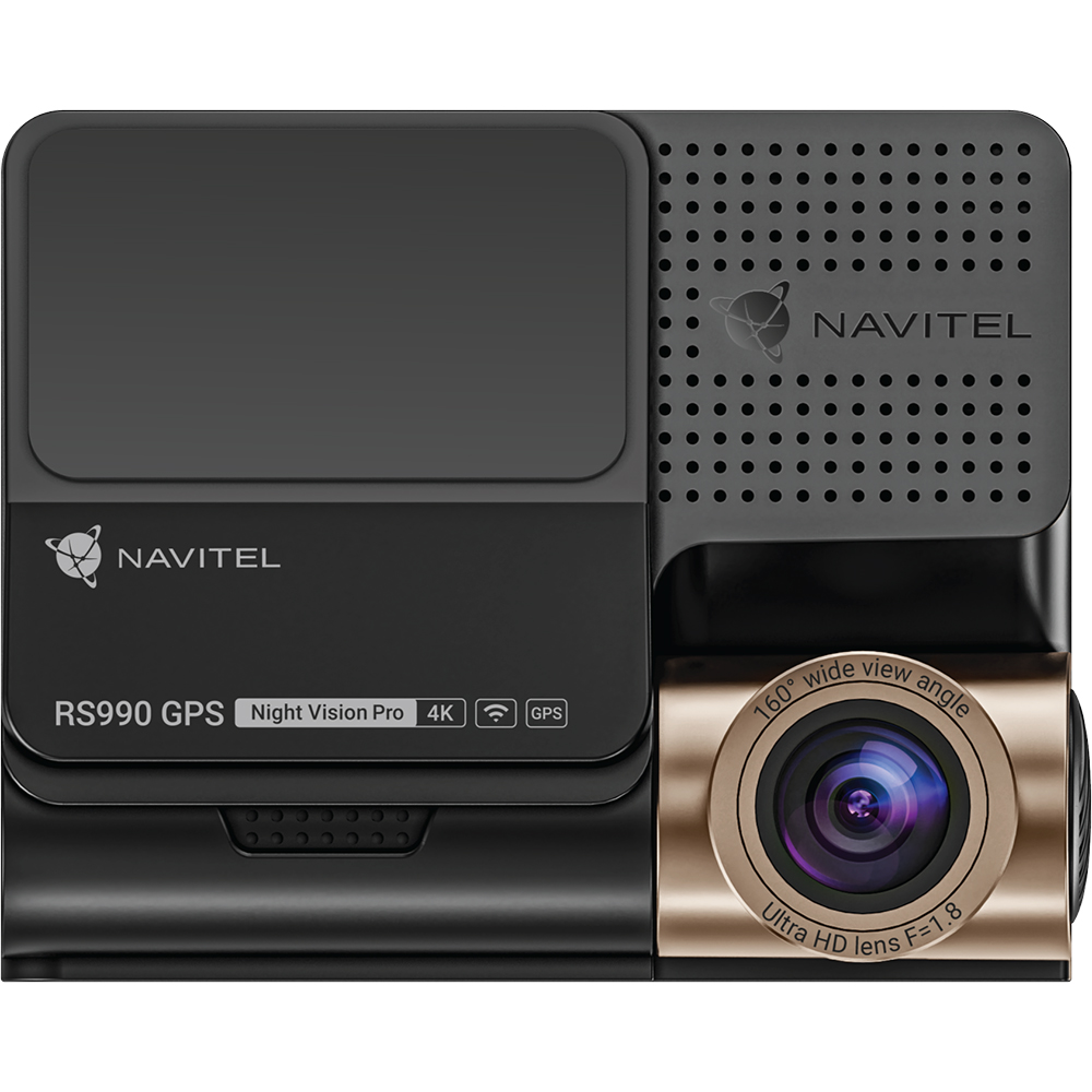 Camera auto duala DVR NAVITEL RS990 , 3", 4K, GPS, G-Senzor