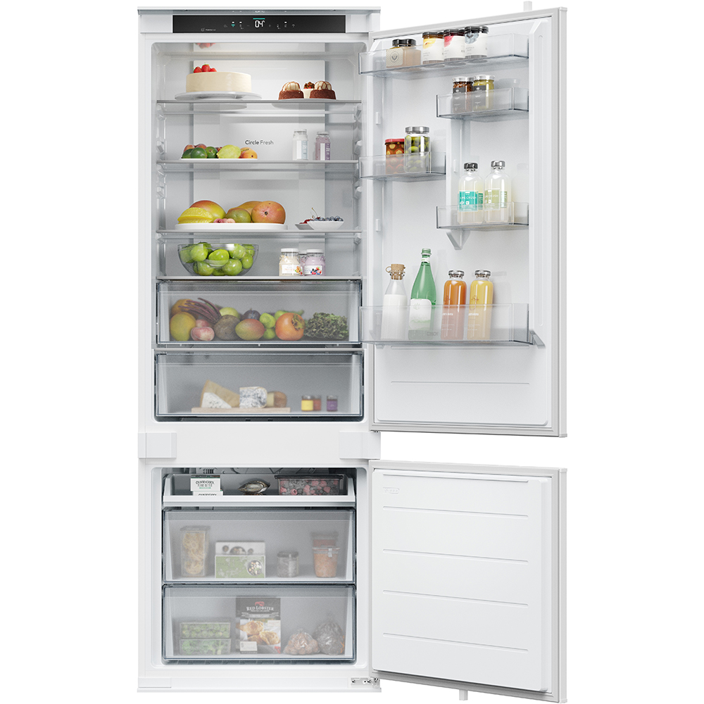Combina frigorifica incorporabila CANDY CNBQT3719EW, Total No Frost, 382 l, H 193.5 cm, Clasa E, Wi-Fi