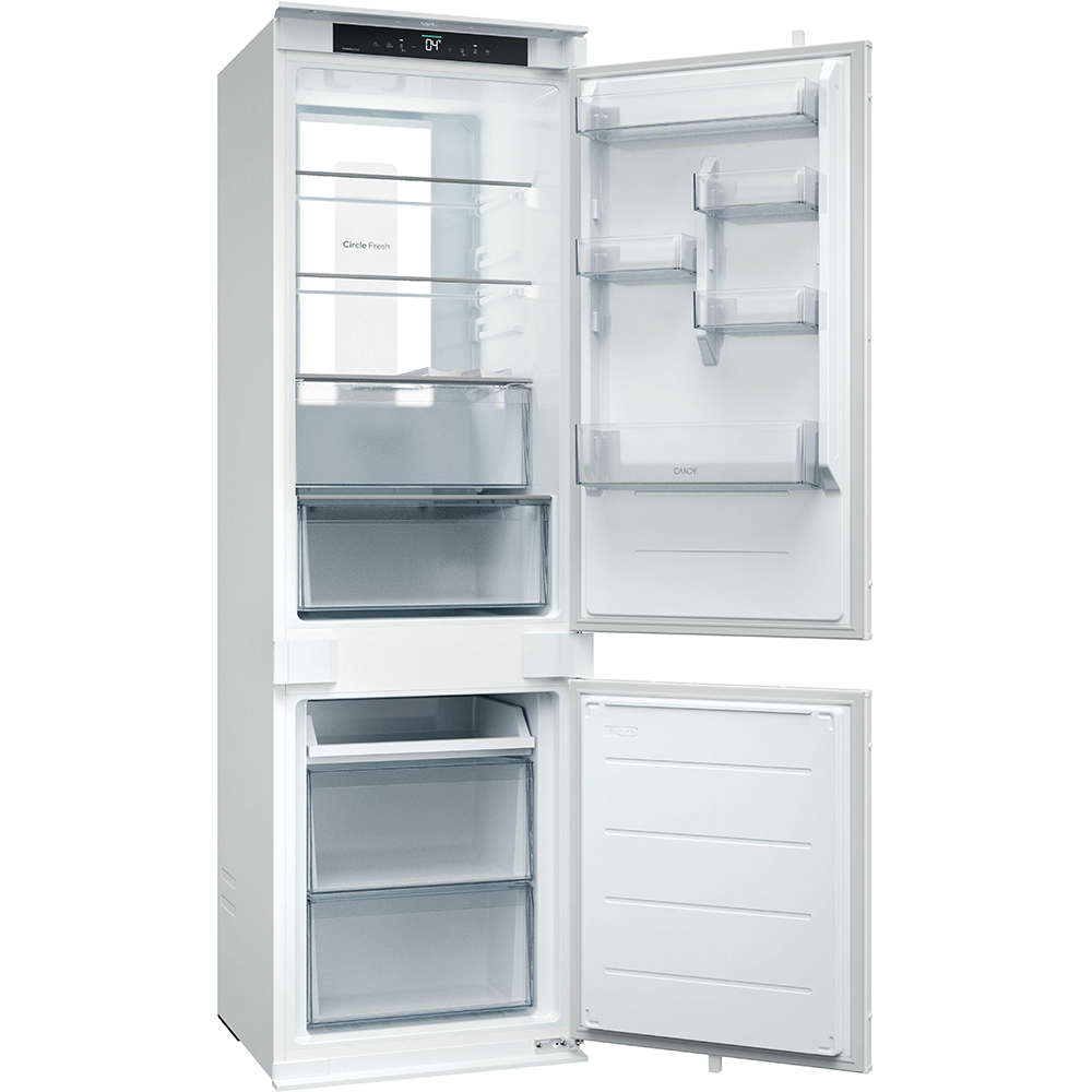 Combina frigorifica incorporabila CANDY CNBQT5518E, Total No Frost, 251 l, H 177.2 cm, Clasa E