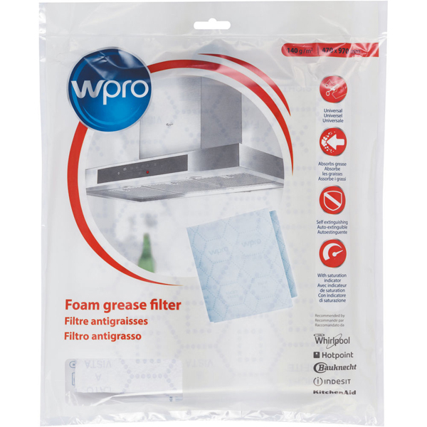 Filtru universal grasime WPRO 08526, 47 x 97 cm