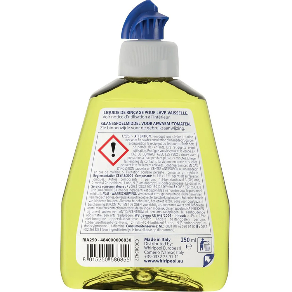Lichid de clatire vase WPRO 08830, 250 ml