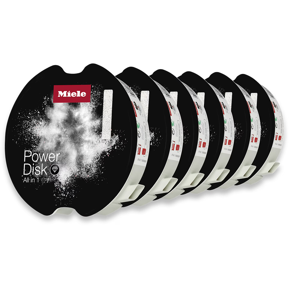 Detergent pentru masina de spalat vase MIELE PowerDisk All in 1, 6 x 20 spalari