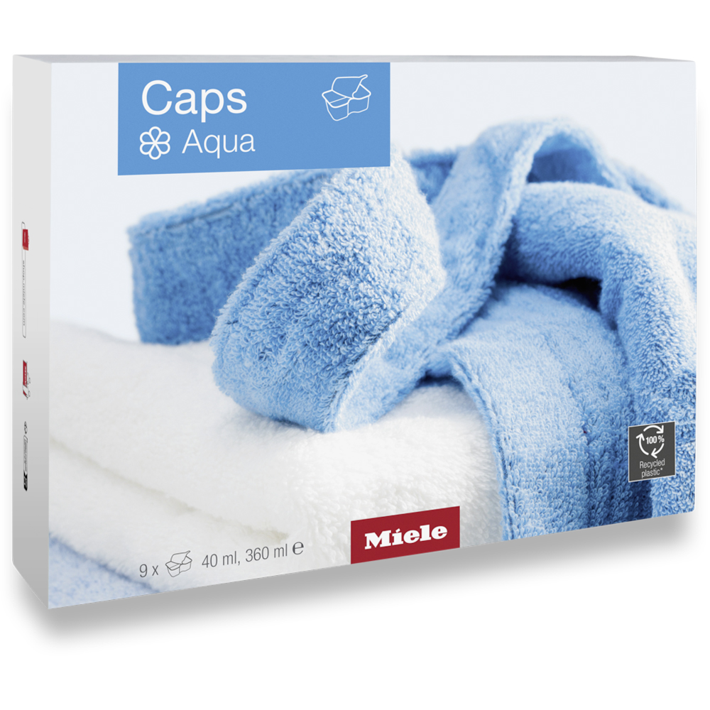 Pachet capsule balsam MIELE Aqua, 9 x 40ml