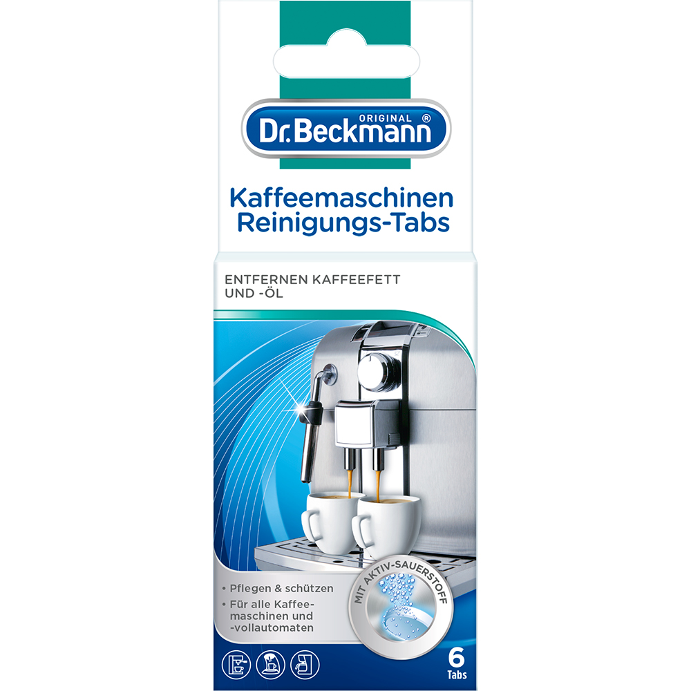 Pastile decalcifiere aparate cafea DR. BECKMANN, 6 buc