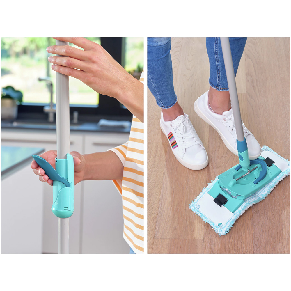 Set galeata cu storcator + mop + maner LEIFHEIT Clean Twist, verde