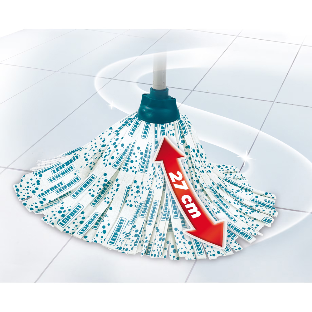 Set galeata cu storcator + mop + maner LEIFHEIT Classic, turcoaz