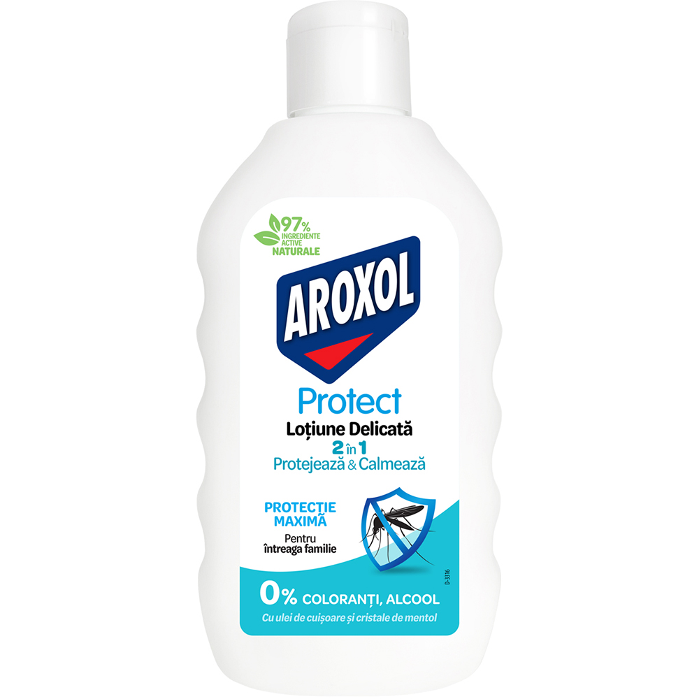 Lotiune delicata impotriva tantarilor AROXOL Protect, 200 ml