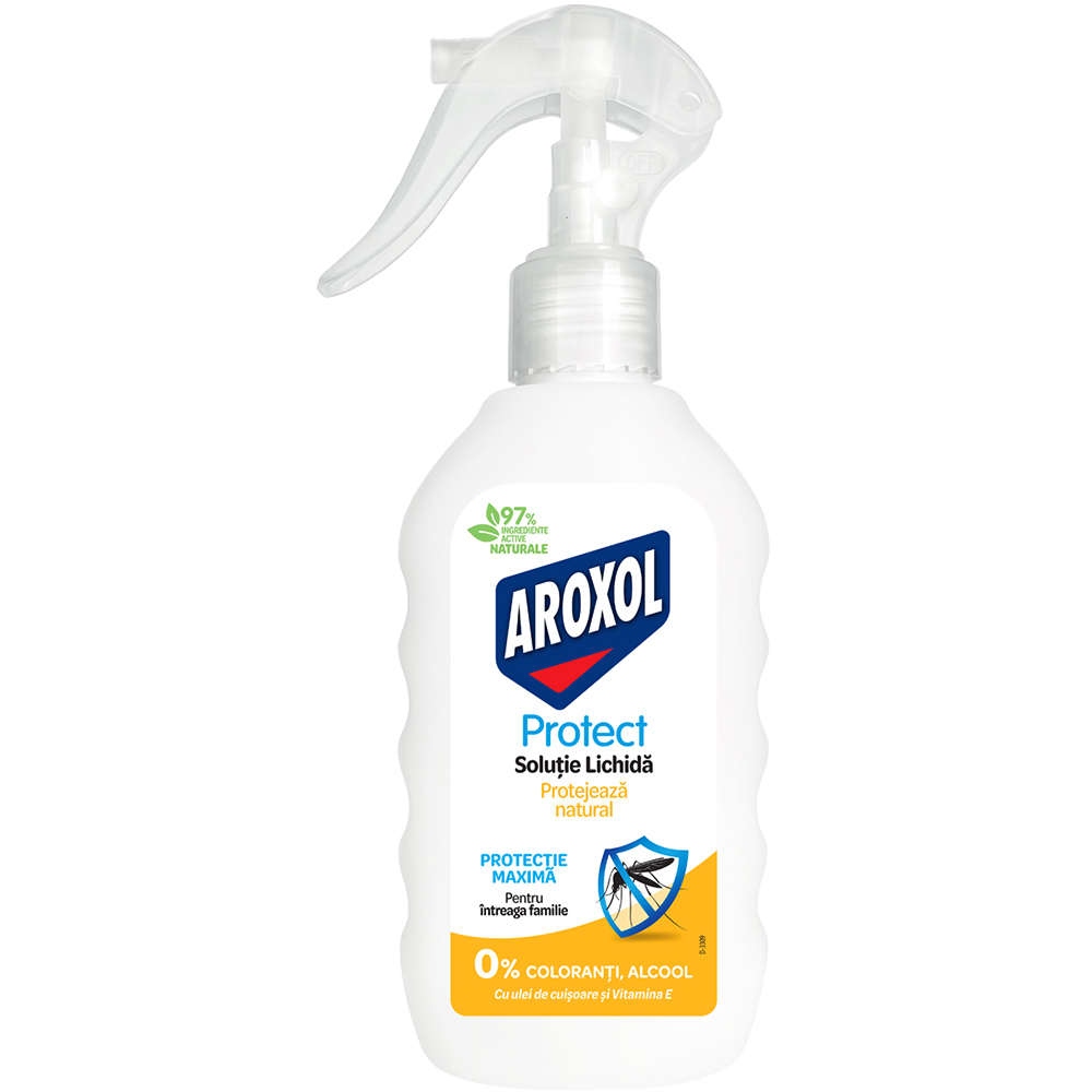 Solutie lichida impotriva tantarilor AROXOL Protect, 200 ml