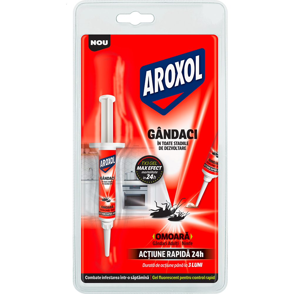 Gel impotriva gandacilor AROXOL TX3, Seringa, 5 g