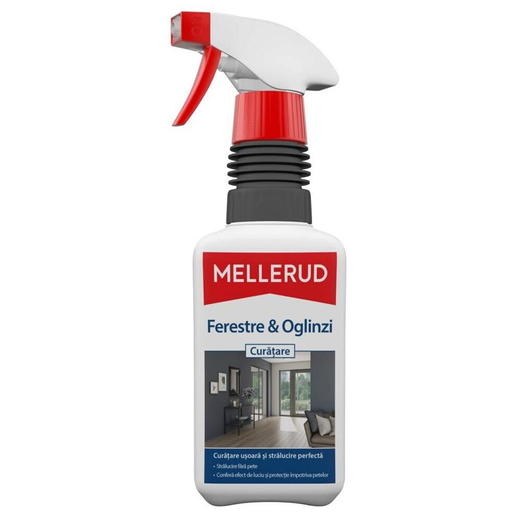 Solutie de curatat geamuri MELLERUD, 500 ml