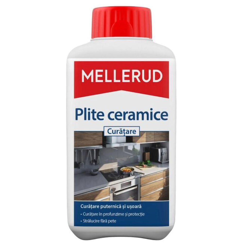 Solutie pentru curatat suprafete vitroceramice MELLERUD, 500 ml