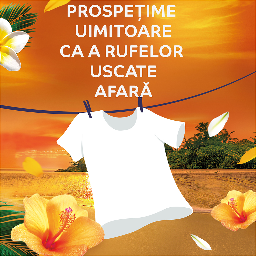 Balsam de rufe LENOR Fresh Air, Tropical Sunset, 700 ml, 50 spalari