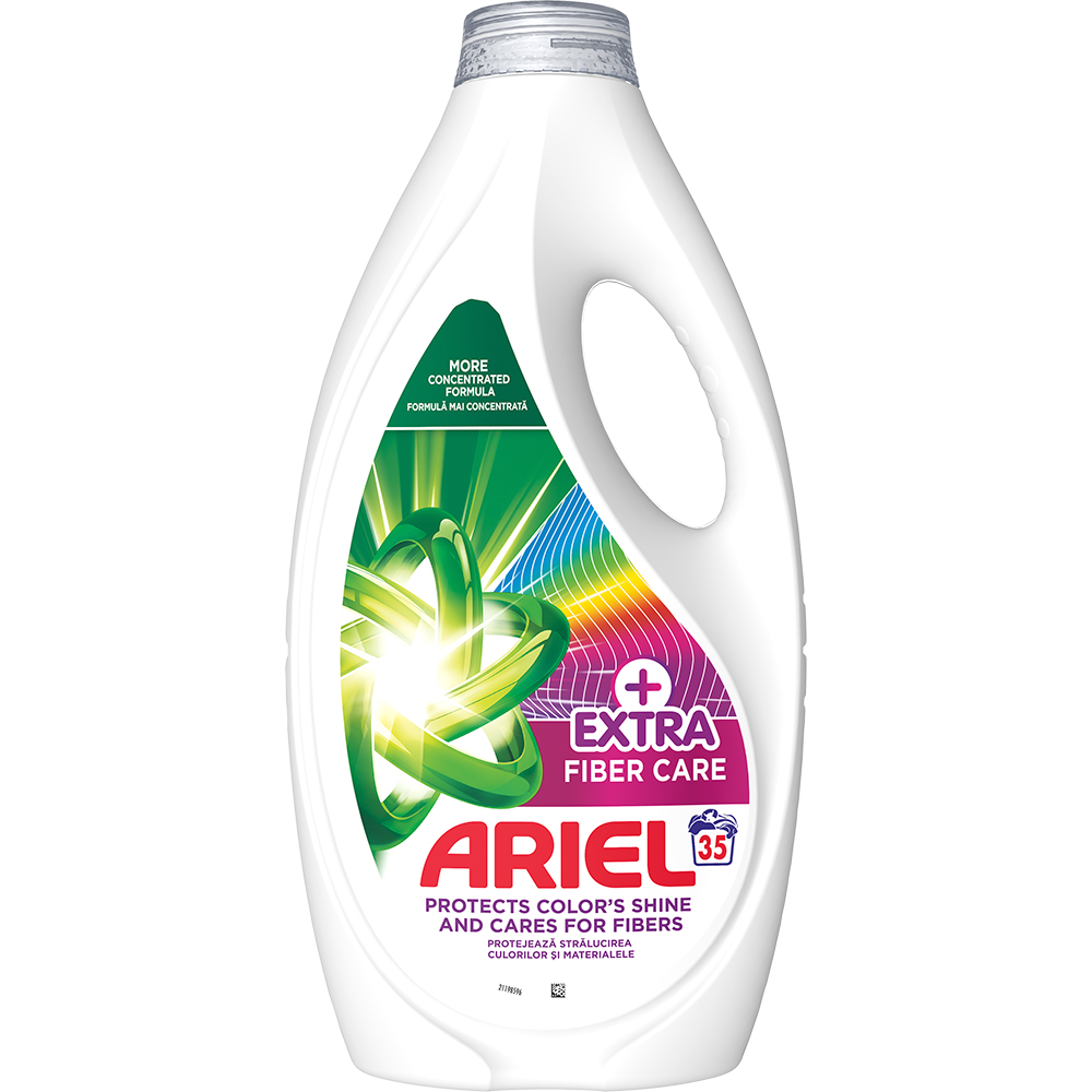 Detergent lichid ARIEL Extra Color & Fiber Protection, 1.575 l, 35 spalari