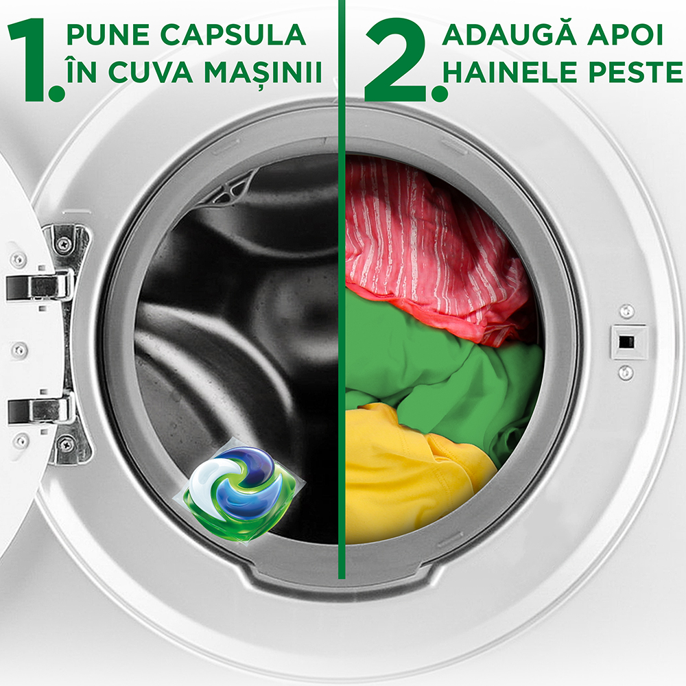Detergent capsule ARIEL Allin1 PODS+ Touch of Lenor, Fresh Air, 50 spalari