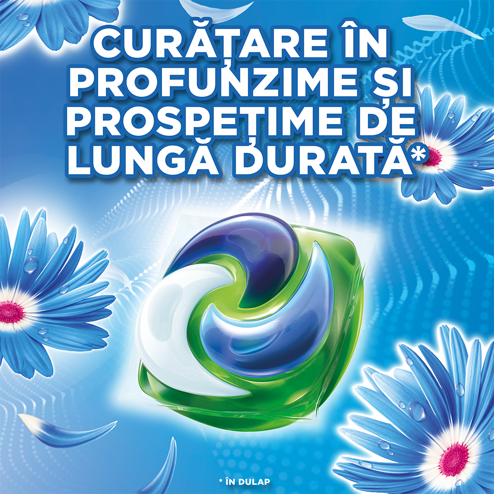 Detergent capsule ARIEL Allin1 PODS+ Touch of Lenor, Fresh Air, 88 spalari