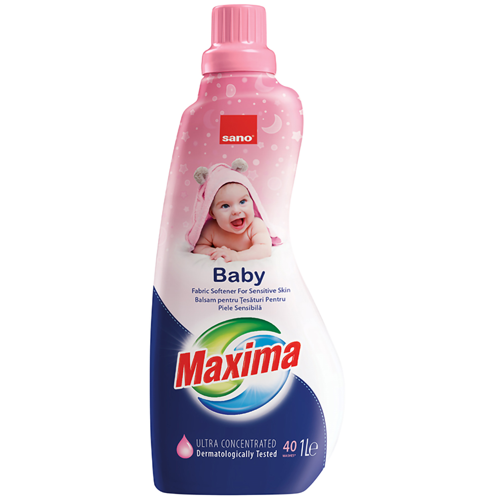 Balsam de rufe ultra concentrat SANO Baby, 1 l, 40 spalari