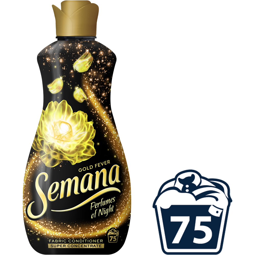 Balsam de rufe superconcentrat SEMANA Perfumes of Night Gold Fever, 1.65 l, 75 spalari