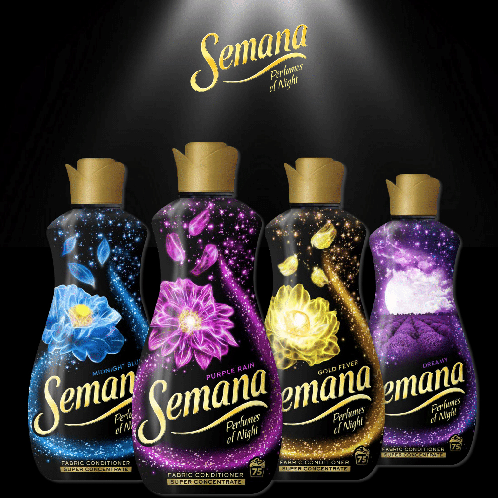 Balsam de rufe superconcentrat SEMANA Perfumes of Night Purple Rain, 1.65 l, 75 spalari