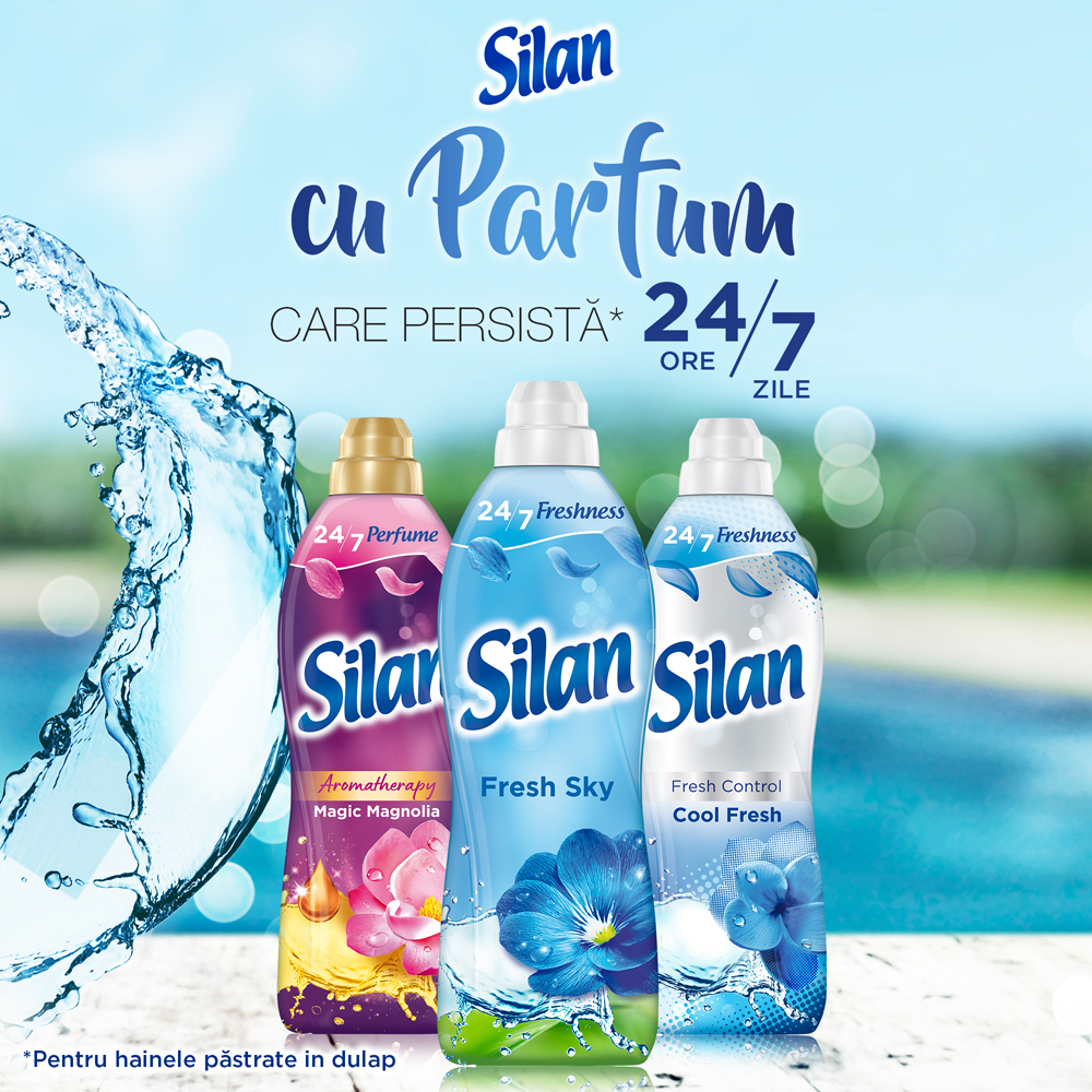 Balsam de rufe SILAN Fresh Sky, 1.408 l, 64 spalari