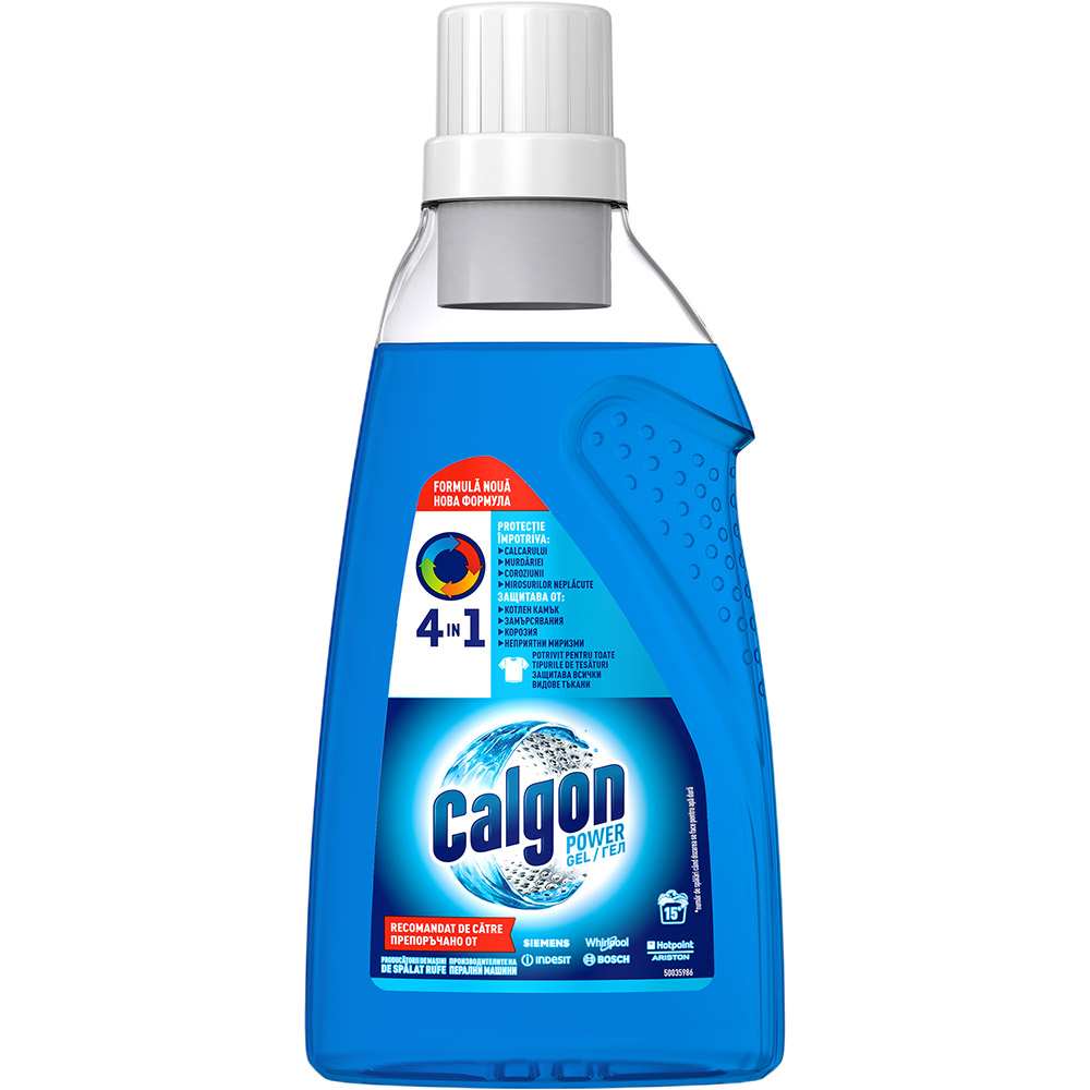 Gel anticalcar pentru masina de spalat rufe CALGON, 750 ml, 15 spalari
