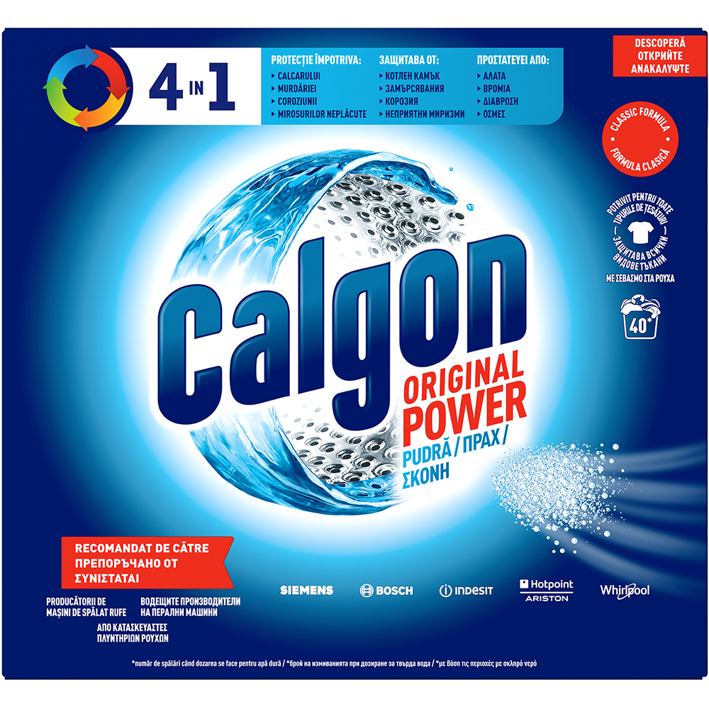 Pudra anticalcar CALGON, 2 kg