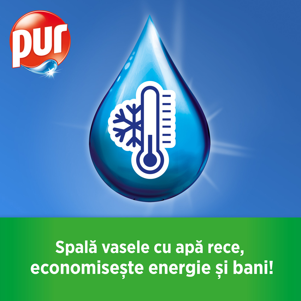 Detergent de vase PUR Power 5+ Apple, 750ml