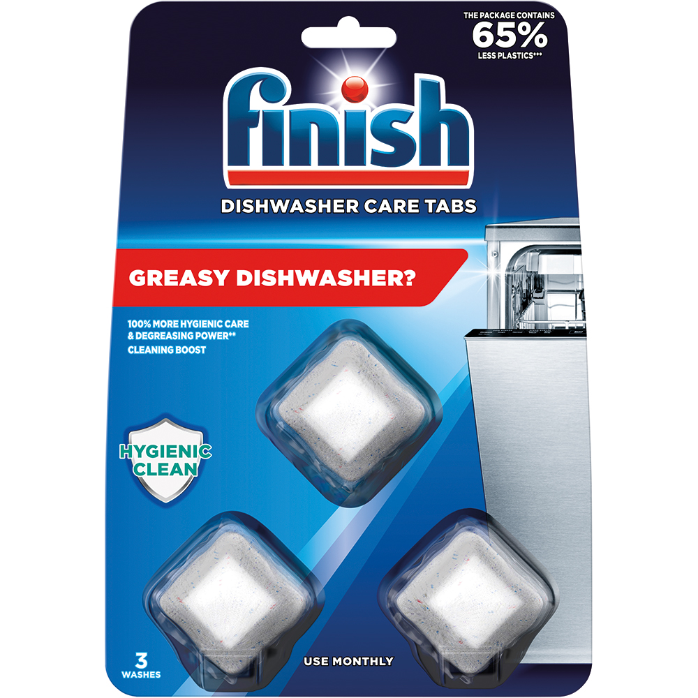 Solutie curatare pentru masina de spalat vase FINISH Machine Cleaner In-Wash, 3 bucati