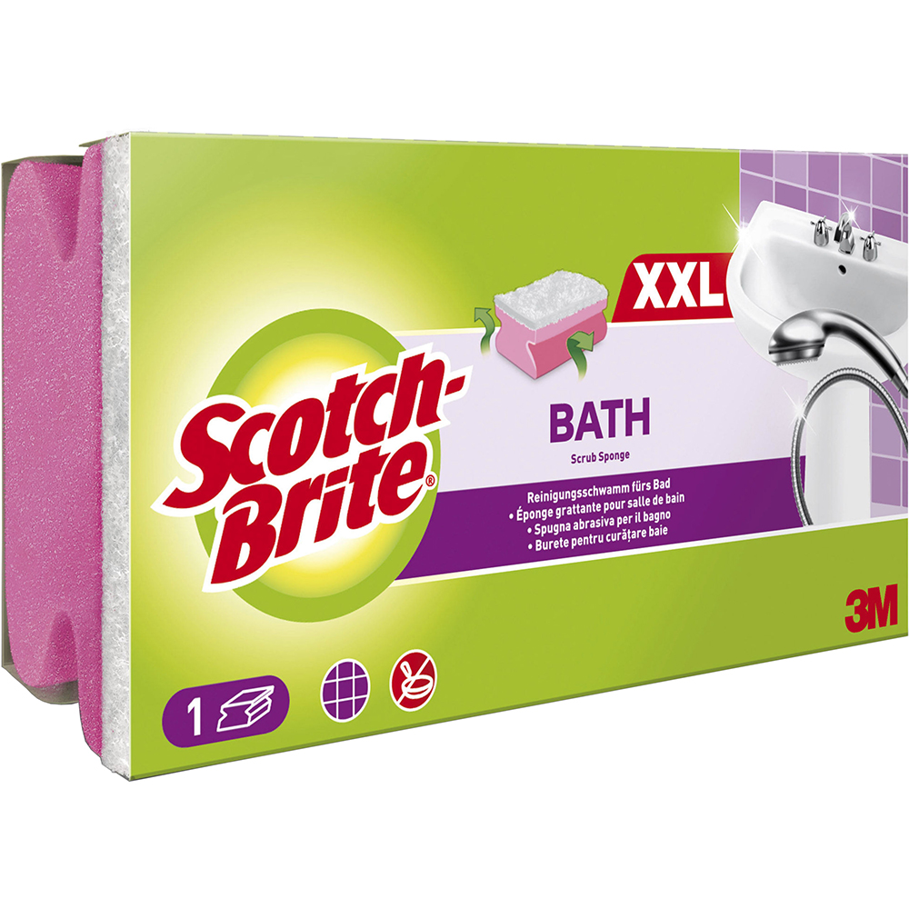 Burete curatare baie XXL cu protectie unghii SCOTCH-BRITE MMBU9920, 1 bucata
