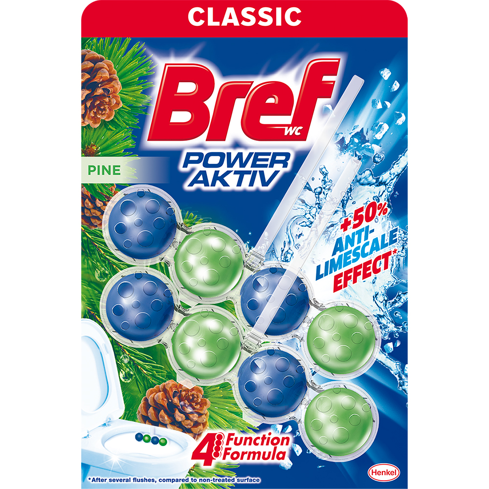 Odorizant toaleta BREF Power Aktiv Pine Forest, 2 x 50g