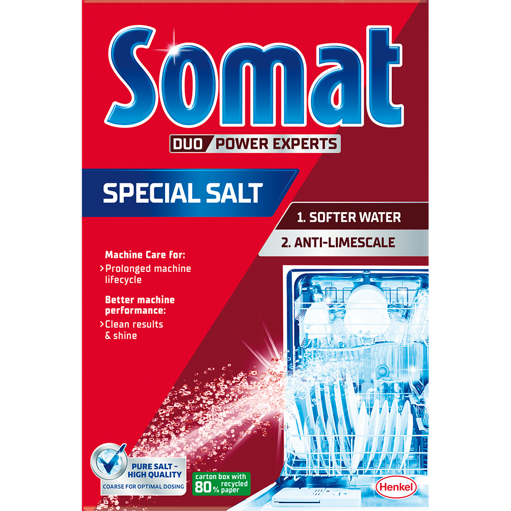 Sare dedurizanta pentru masina de spalat vase SOMAT, 1.5 kg