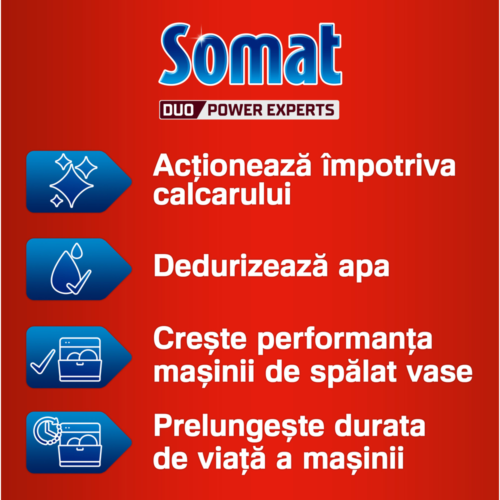 Sare dedurizanta pentru masina de spalat vase SOMAT, 1.5 kg