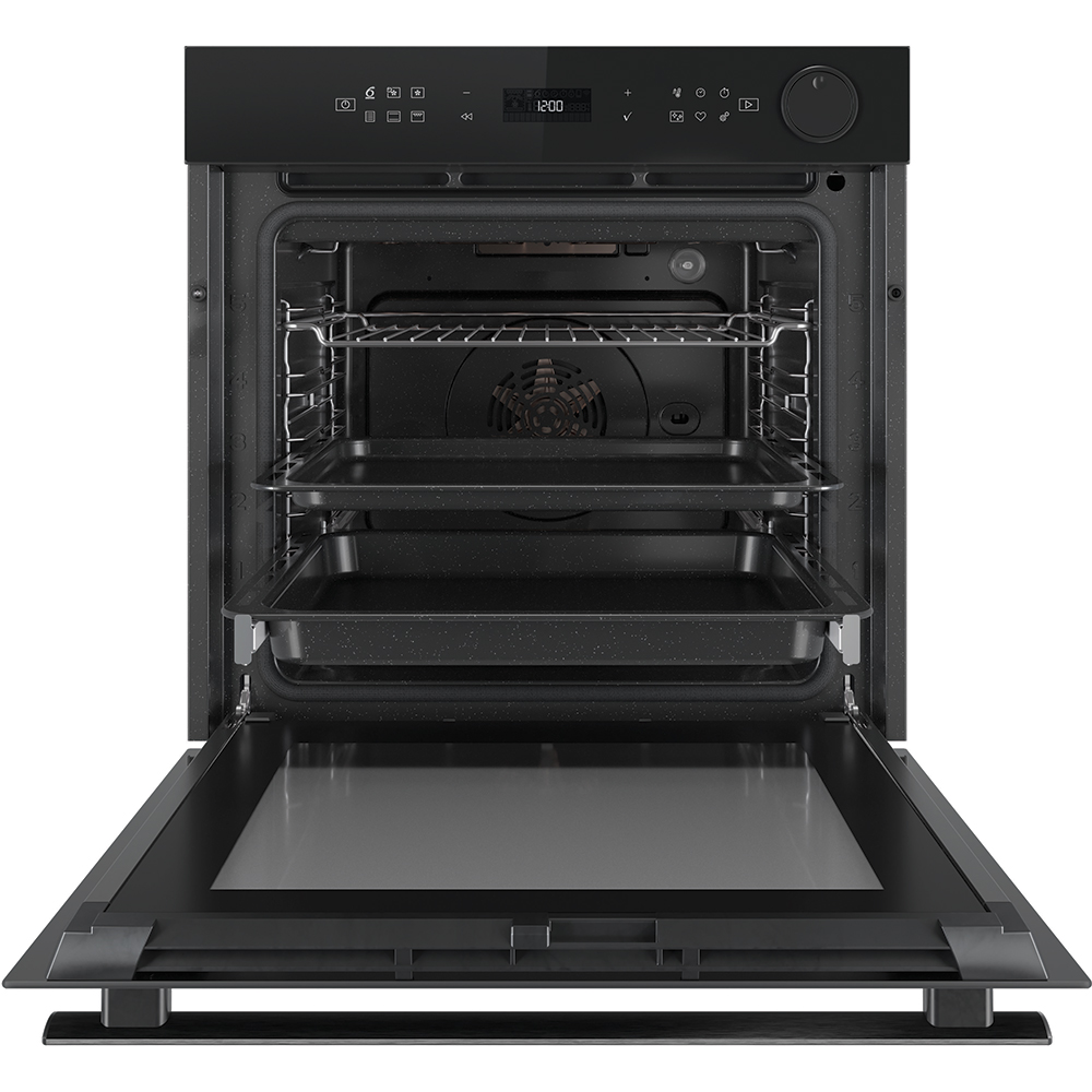 Cuptor incorporabil WHIRLPOOL AKZ9S 8270 FB, Electric, Autocuratare pirolitica + hidrolitica, 73 l, Clasa A+, 6th Sense, negru