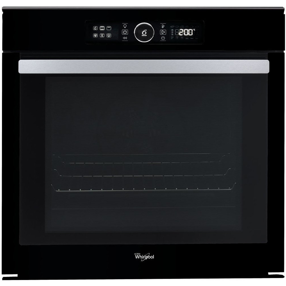 Cuptor incorporabil WHIRLPOOL AKZM 8480 NB, Electric, Autocuratare pirolitica, 73 l, Clasa A+, 6th Sense, negru