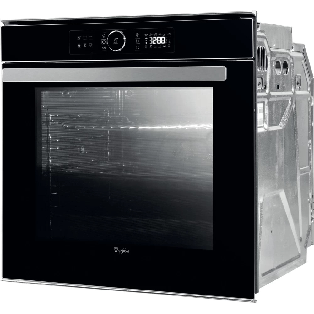 Cuptor incorporabil WHIRLPOOL AKZM 8480 NB, Electric, Autocuratare pirolitica, 73 l, Clasa A+, 6th Sense, negru