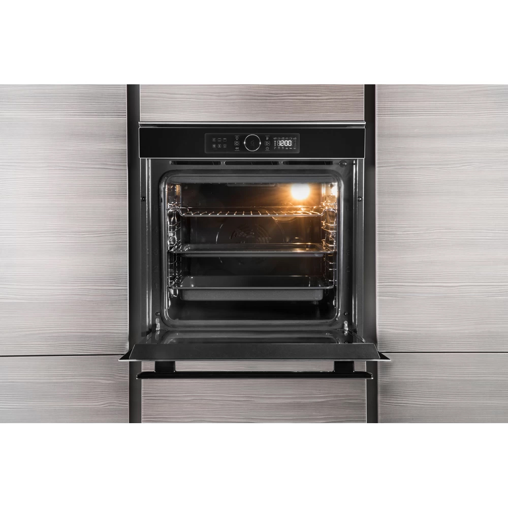 Cuptor incorporabil WHIRLPOOL AKZM 8480 NB, Electric, Autocuratare pirolitica, 73 l, Clasa A+, 6th Sense, negru