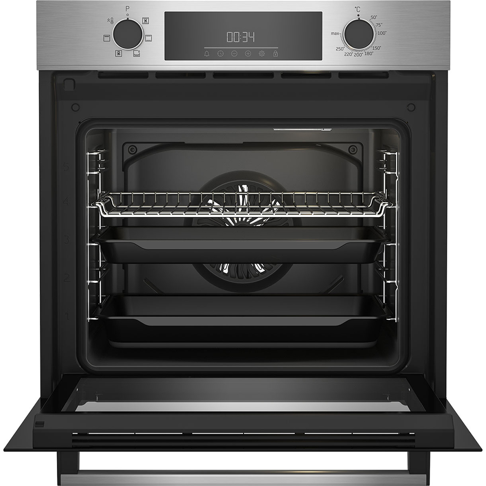 Cuptor incorporabil BEKO BBIE12300XD, Electric, Autocuratare SteamShine, 72 l, Clasa A, inox